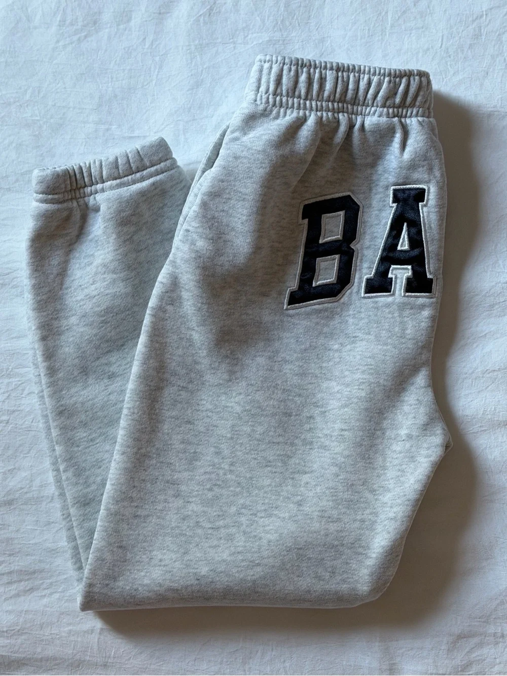 Gap x Sandy Liang Kids Gray Logo Sweatpants Joggers Size 5